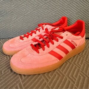 Adidas Handball Spezial Semi Pink Glow Better Womens Sports Sneaker Size 6.5